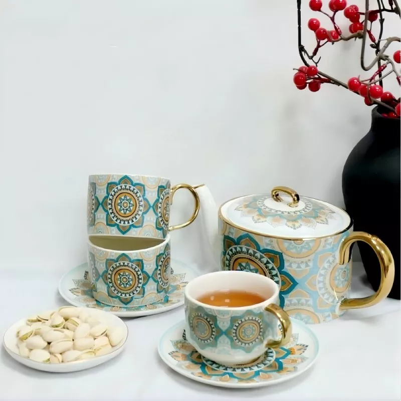 ظروف قهوه به سبک بوهمیایی