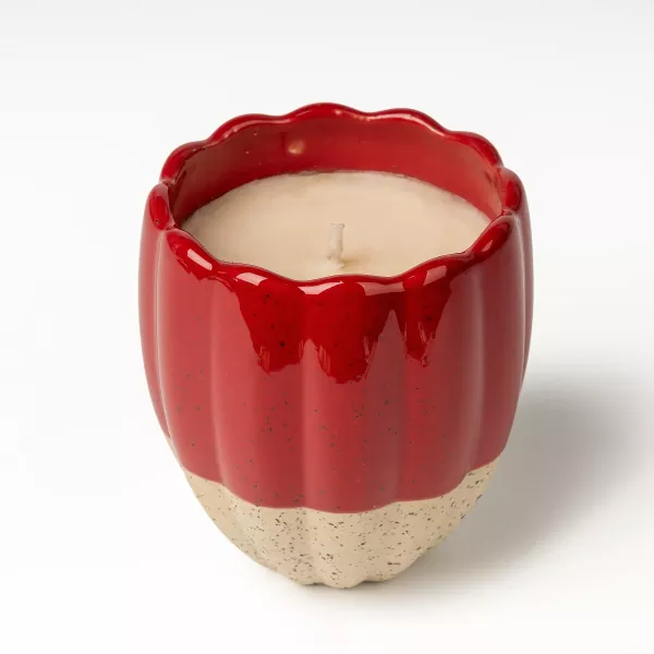 Wave Shape Handmade Ceramic Candle Holders Wave Shape Handmade Ceramic Candle Holders