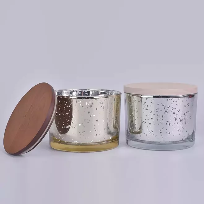 شمع گیر شیشه ای گرد