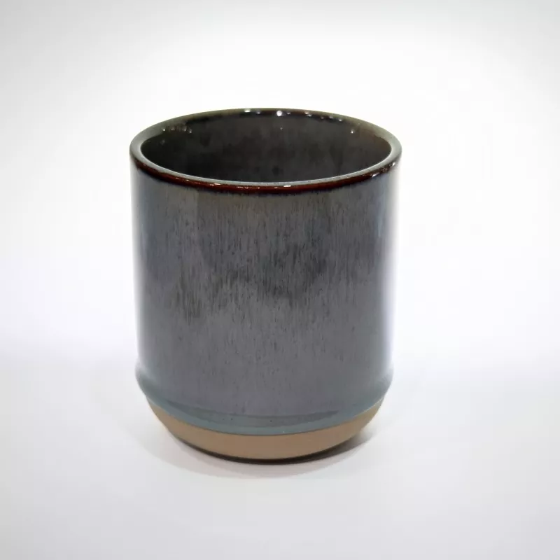 لیوان خاکستری مسافرتی ساده مدرن سرامیکی لیوان خاکستری مسافرتی ساده مدرن سرامیکی