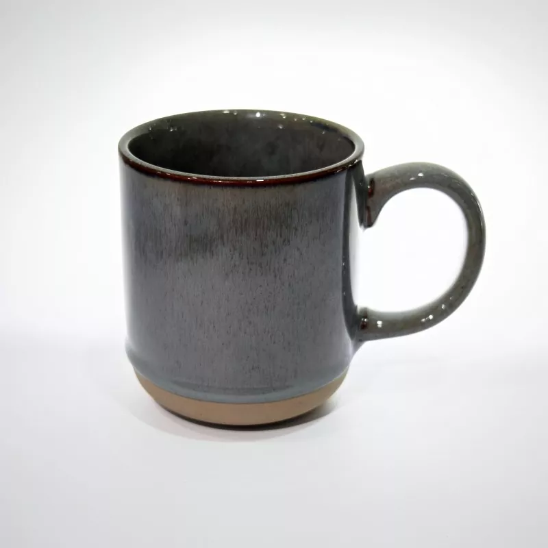 لیوان خاکستری مسافرتی ساده مدرن سرامیکی