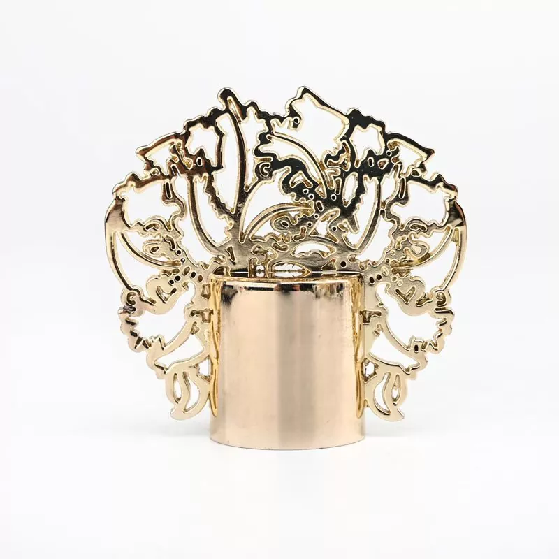 بطری عطر لبه توری آلیاژ روی